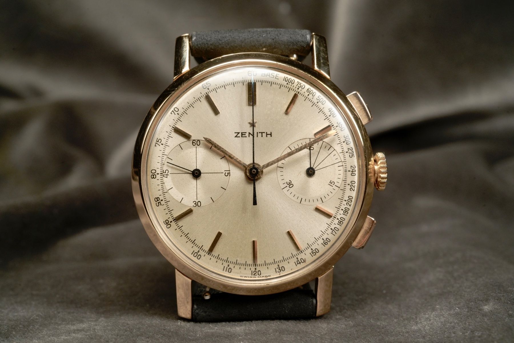 Zenith Orologi: Zenith - Ref. G179 Original 18kt. Gold Vintage Chronograph – Usato da Morcote venduto da chronoservice 1