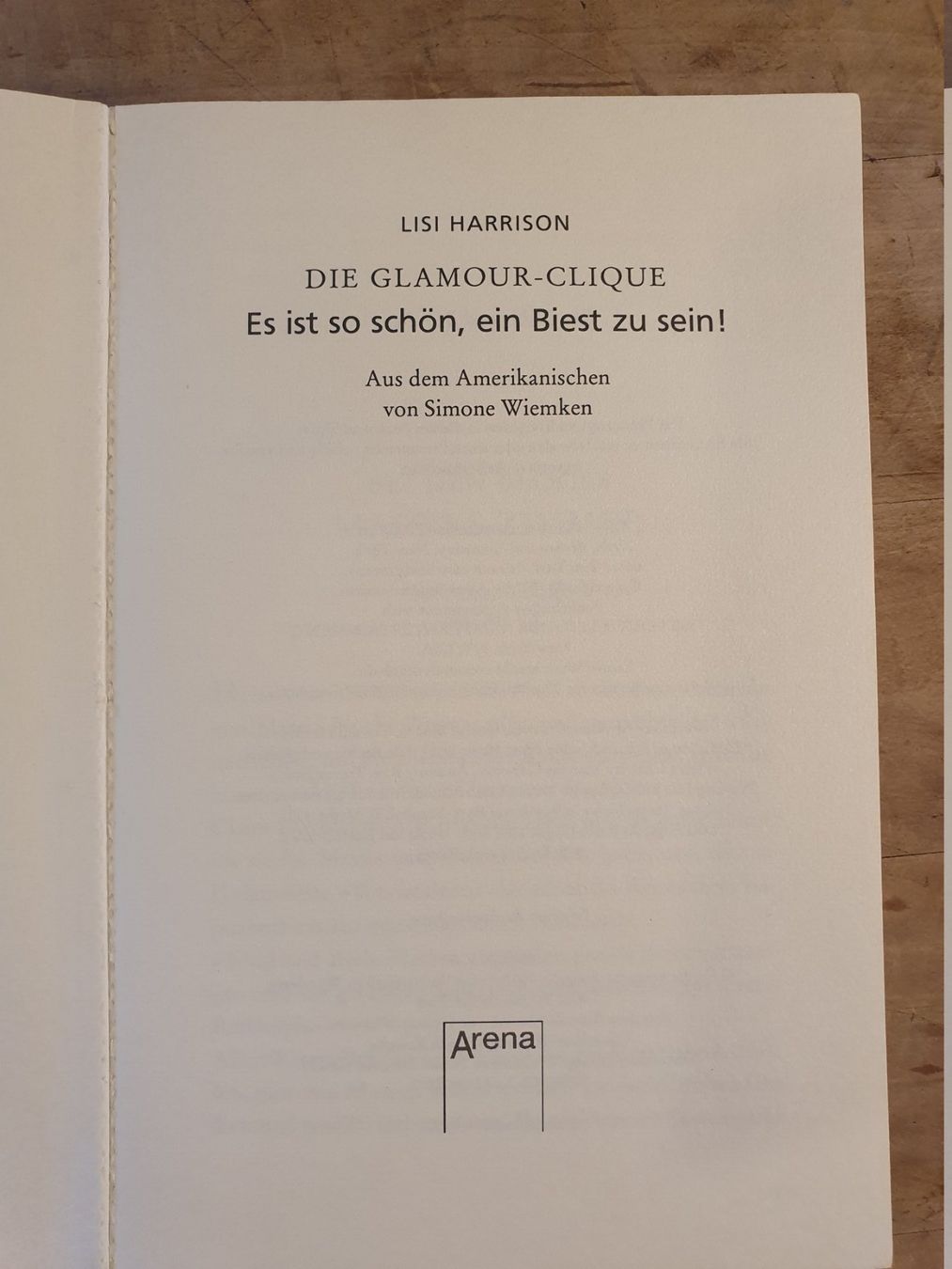 Libri: Die Glamour-Clique - Lisi Harrison - Arena – Usato da Zürich venduto da loosebone 2