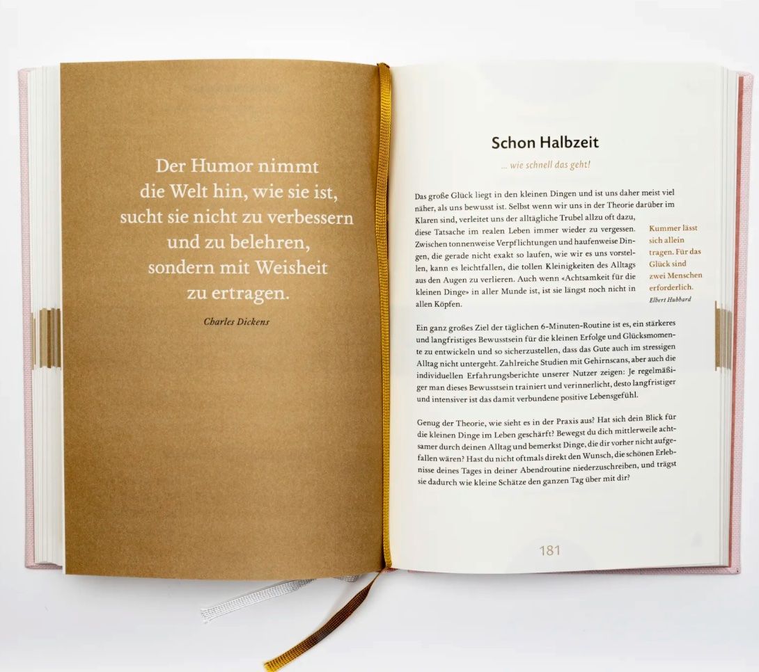 Libri: Das 6- Minuten Tagebuch – Nuovo (secondo la descrizione) da Niederrohrdorf venduto da bie_dzz9 3