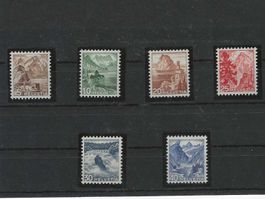 CH HELVETIA LANDSCHAFTSBILDER 1948 SATZ **