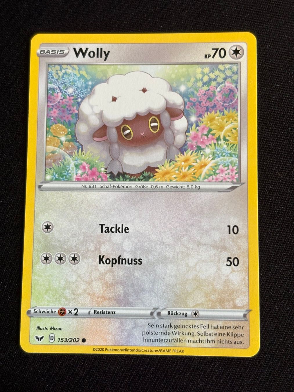 Pokémon Carte collezionabili: Pokemon Wolly - Sword-Shield 163/202 - Deutsch – Usato da Bern venduto da Big_GS