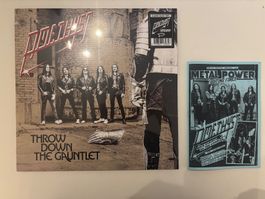 AMETHYST-NWOBHM Swiss Heavy Metal LP + Magazin iron maiden