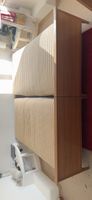 Bed frame with slats, 200x190 cm, wood, good condition