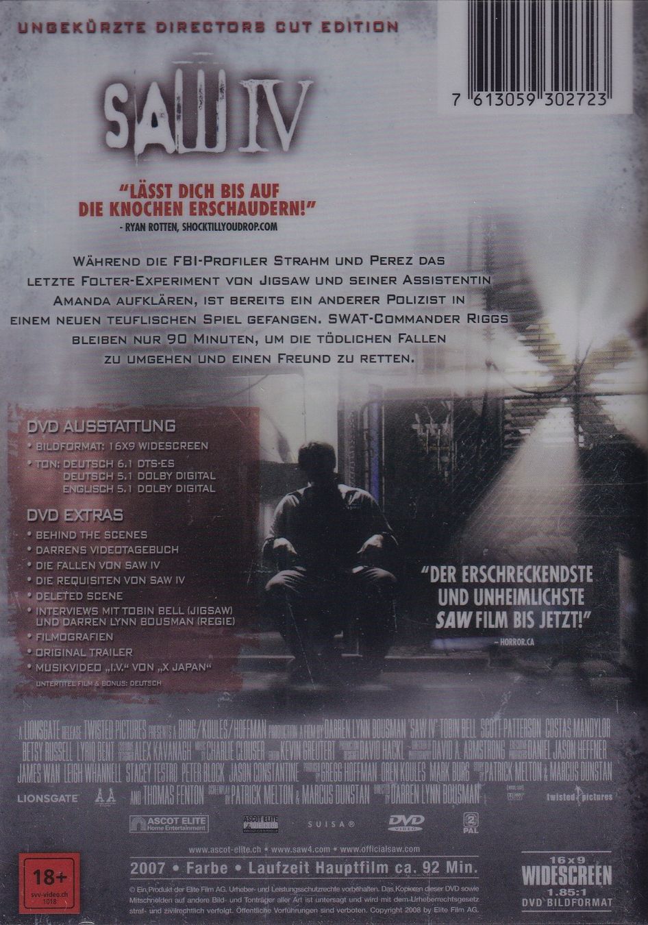 Alle DVDs: DVD ab Fr. 1.--, SAW IV – Gebraucht aus Lausen von Mondeo10628 1