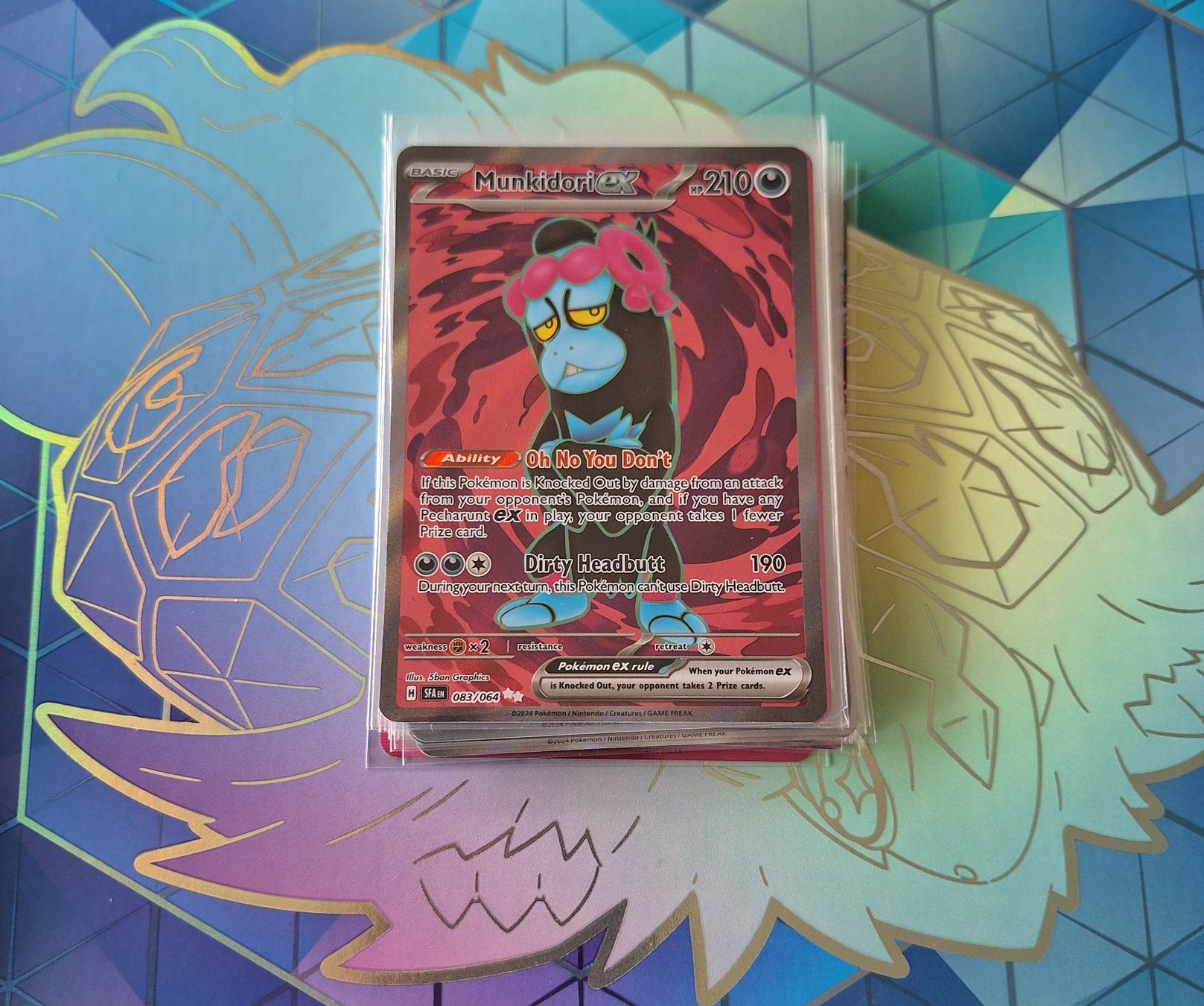 Pokémon Carte collezionabili: Munkidori ex Full Art - Shrouded Fable – Usato da Altstätten SG venduto da GGsGameshop