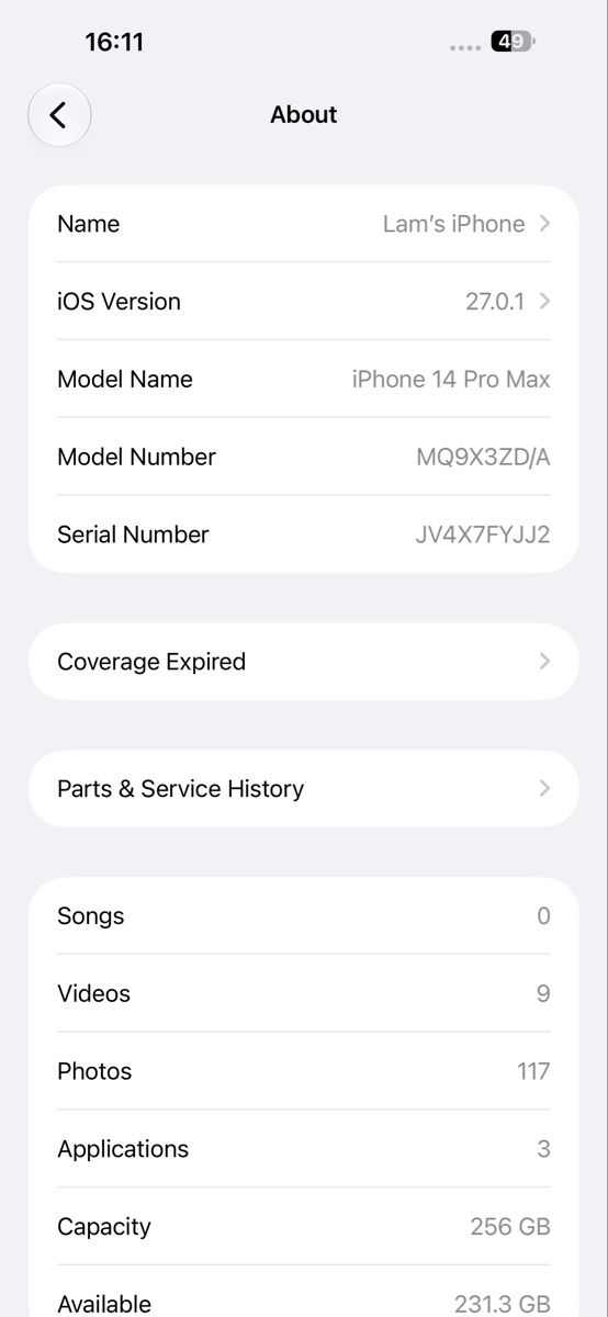 Apple Telefoni cellulari / Smartphones: Iphone 14 Pro Max 256gb violet – Nuovo (secondo la descrizione) da Biel/Bienne venduto da Trend90 5