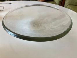 Grosse Glasschale "UFO" ø 45cm von Roberto Niedere