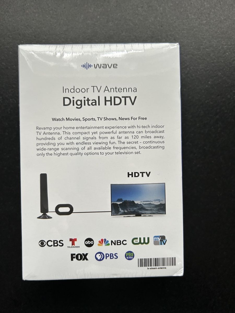 Radiocomunicazione: Wave Indoor TV Antenne Digital HDTV – Nuovo e nell'imballaggio originale da Brislach venduto da gre_t5pb 1