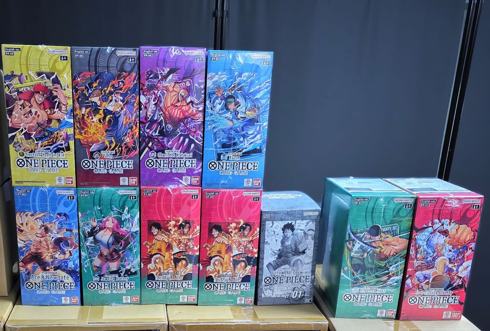Bandai Cartes à collectionner: One Piece Starter Deck Bundle - sealed Display/Case – Neuf avec emballage d'origine à Bern par HotOden