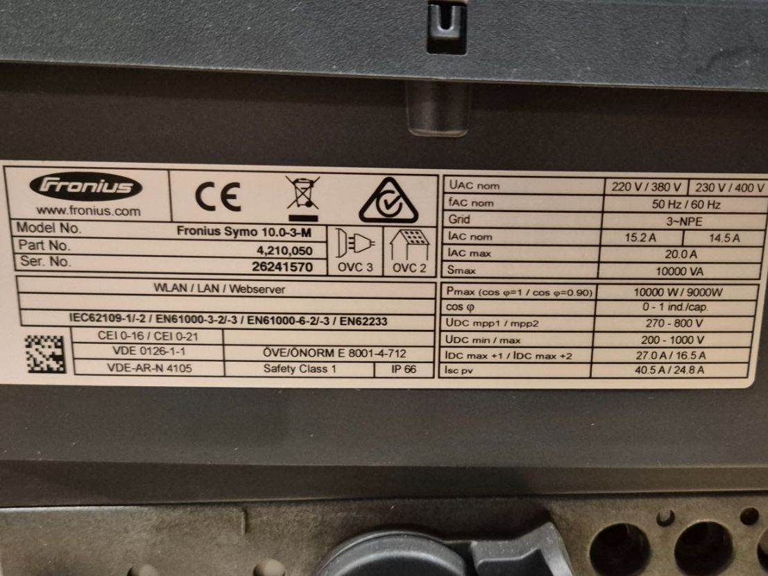 Fronius Inverter: Wechselrichter – Usato da Walenstadt venduto da fab_2cbl 1