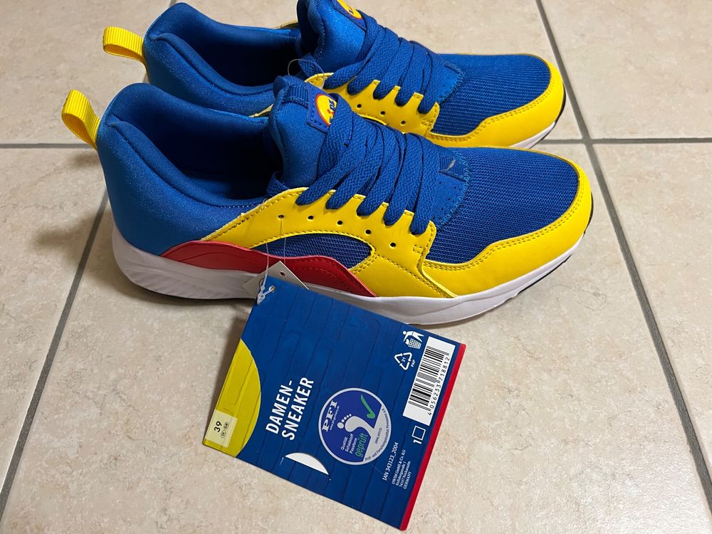 Baskets Lidl LIVERGY - Pointure 46, Blanc, édition Collector 2023 - Matériau éco-synthétique