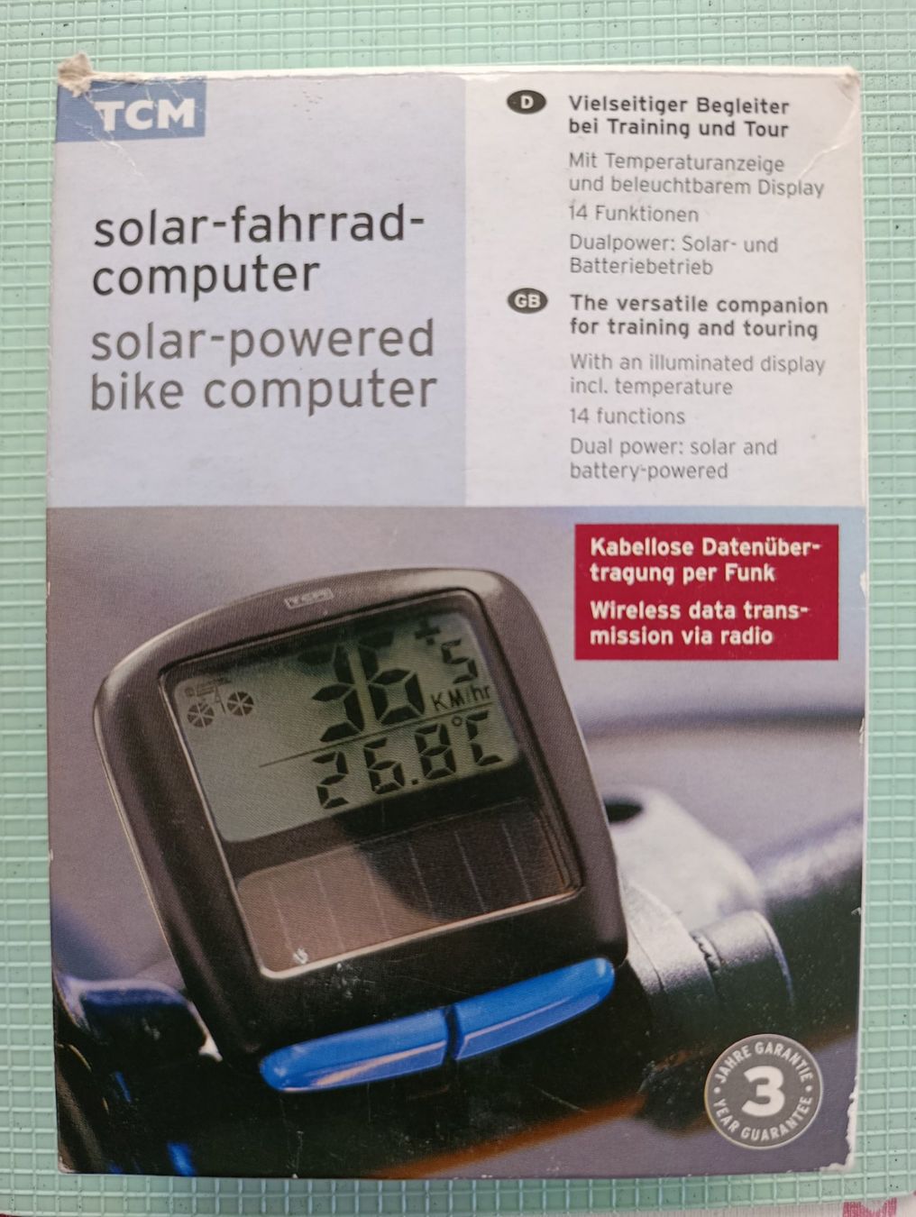 Messen: TCM Solar Fahrrad Computer neu – Neu (gemäss Beschreibung) aus Münchwilen TG von Ingi5