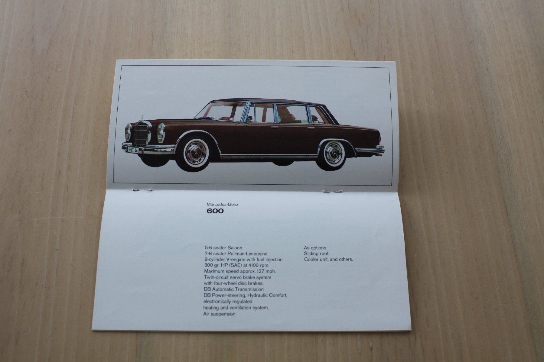 Mercedes-Benz Documenti: Mercedes-Benz Modell Programm Prospekt 9/1965 – Usato da Wikon venduto da erwin400 5