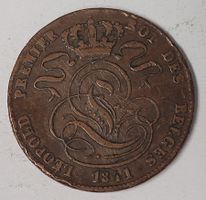 5 CENTIMES / BELGIEN 1841