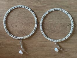 2x Lampes / Ampoules Anneaux 140mm LED SMD 12V Blanc 6000K