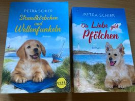 2x Petra Schier / Strandkörbchen / Die Liebe gibt Pfötchen