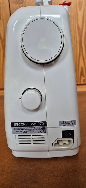 Nähmaschinen: Nähmaschine Necchi 270 – Gebraucht aus Schänis von 1234567890ABCDEF 2
