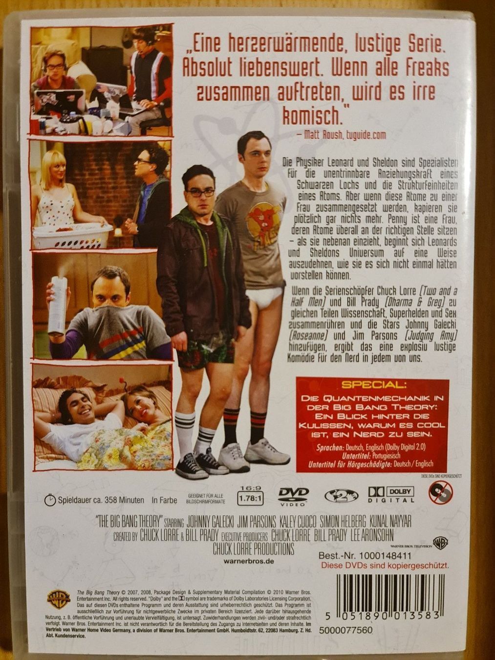 Tutti i DVDs: The Big Bang Theory Staffel 1 – Usato da Dintikon venduto da Vexi 1