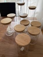 Vorratsgläser Glas mit Bambusdeckel