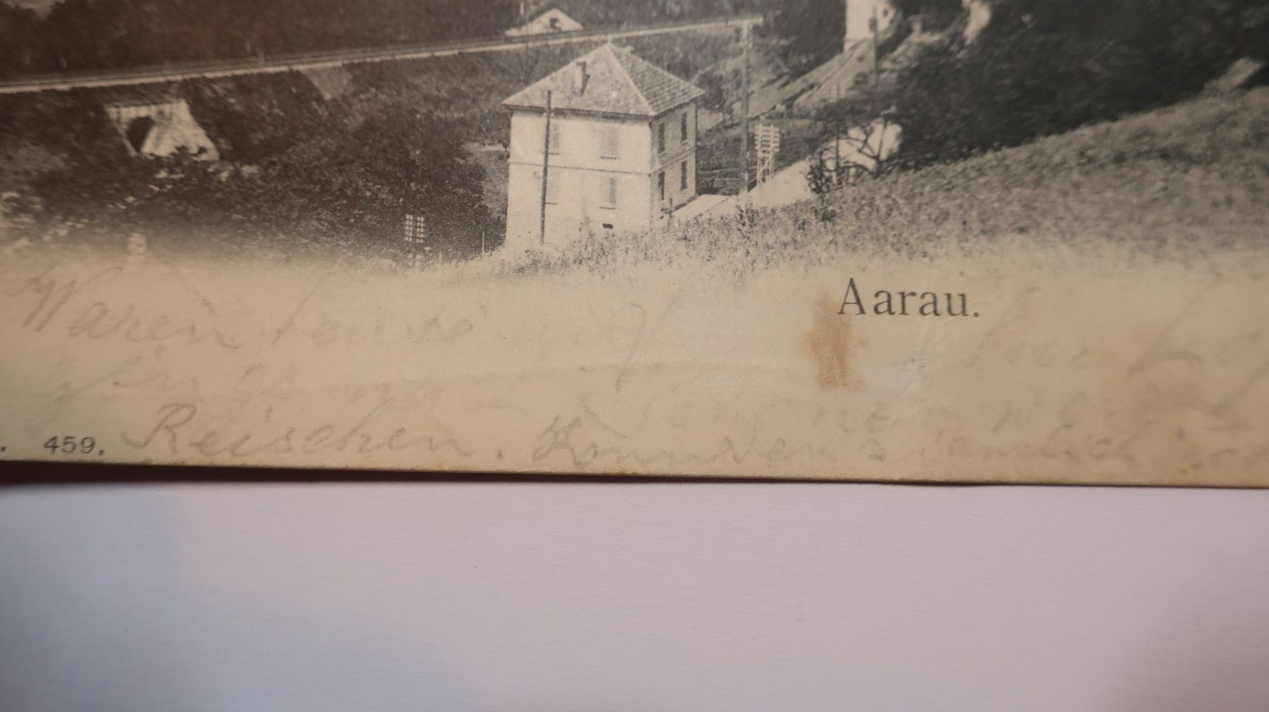 Ansichtskarten: Aarau 1911 – Gebraucht aus Cormoret von Pascalll2001 2