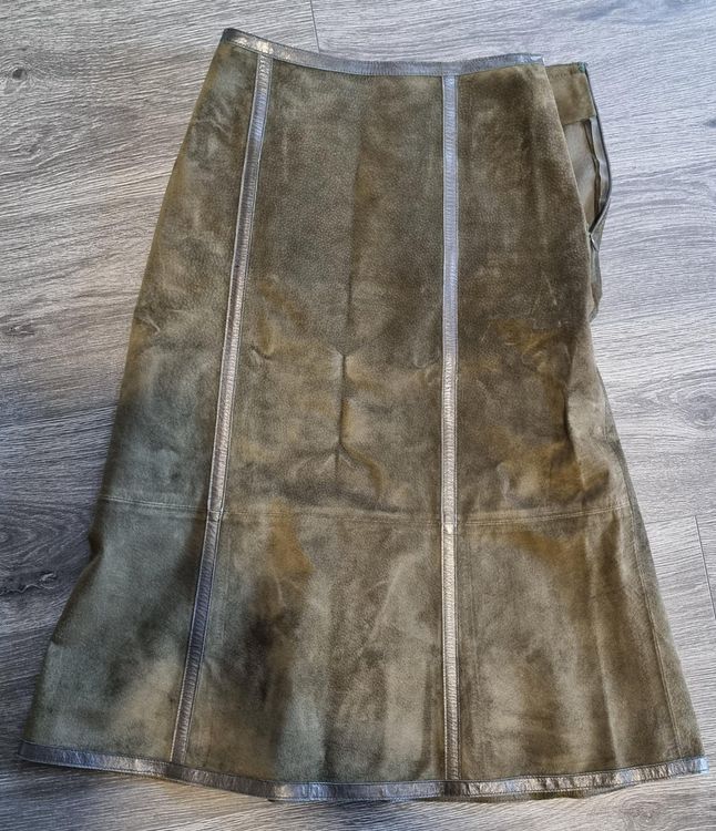 Jupe Moschino En Jean Noir Taille 36 - Occasion Très Bon état Coupe Droite
