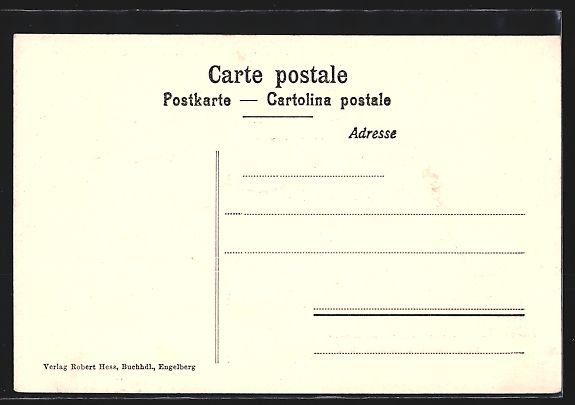 Cartoline postali: Engelberg, Hotel Victoria, Totalansicht  – Usato da Berlin venduto da bartko-reher 1