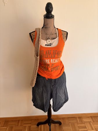 Puma Top Orange, Sportlich und Bequem für den Sommer!
