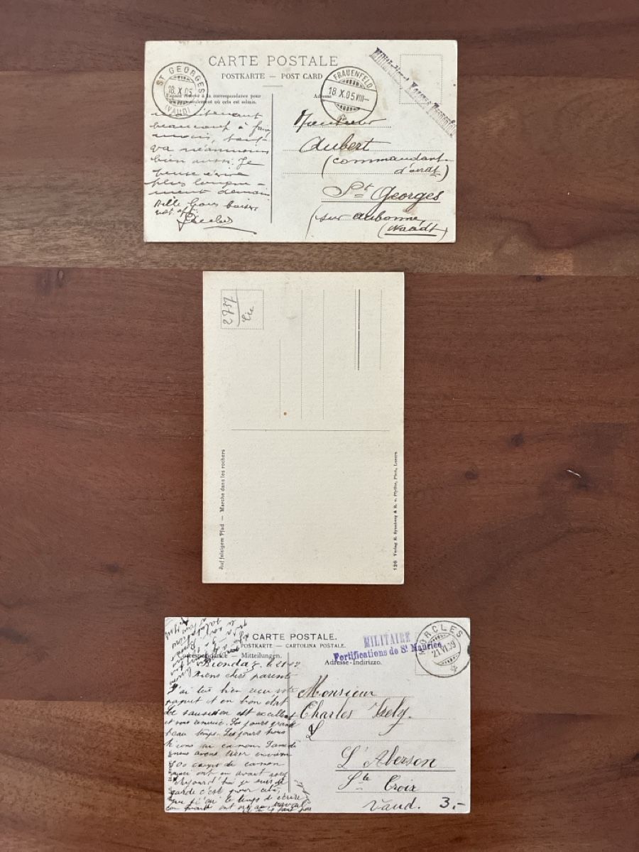 Cartoline postali: 16 Ansichtskarten Schweiz vom Militär Artillerie – Usato da Oftringen venduto da Cla.vD.74 5