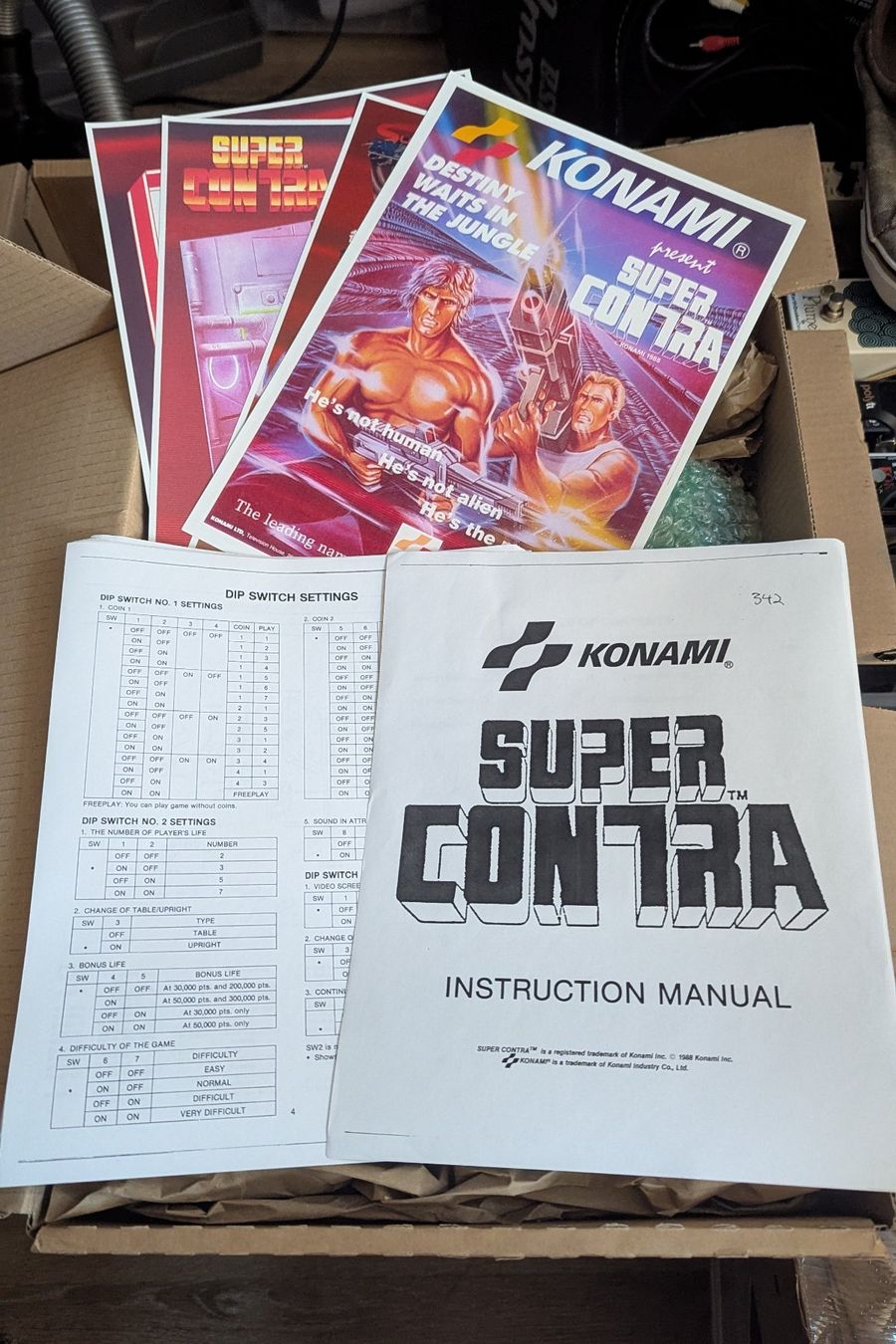 Slot Machine: Super Contra ** Jamma PCB ** Original Konami – Usato da Windisch venduto da por_lth5 4