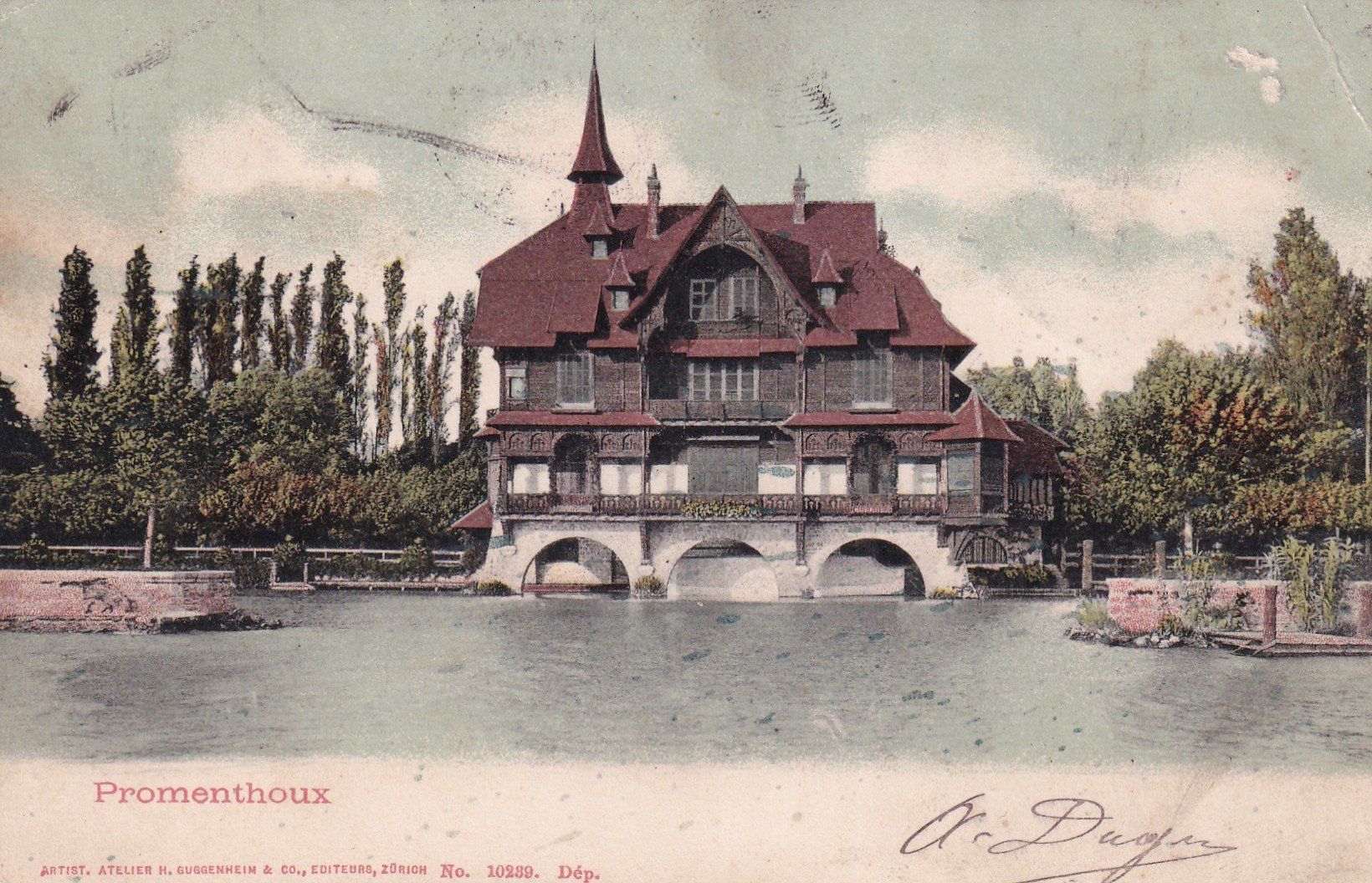 Cartoline postali: Promenthoux  1905 – Usato da Cormoret venduto da Pascalll2001