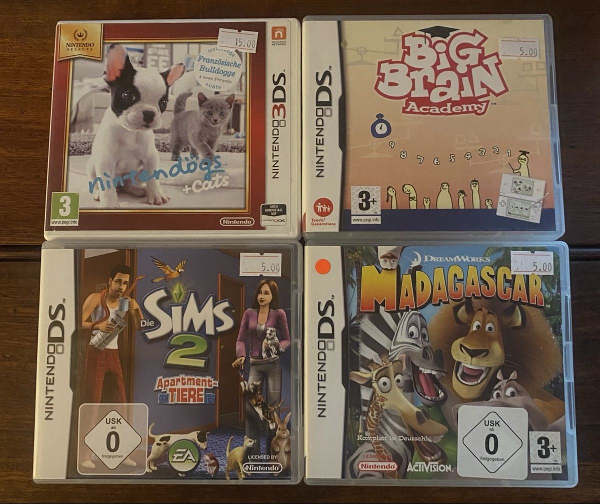 Giochi: 4x Nintendo DS & 3DS Spiele Bundle Sims Nintendogs 🐶 – Usato da Kirchberg BE venduto da swiss_slab