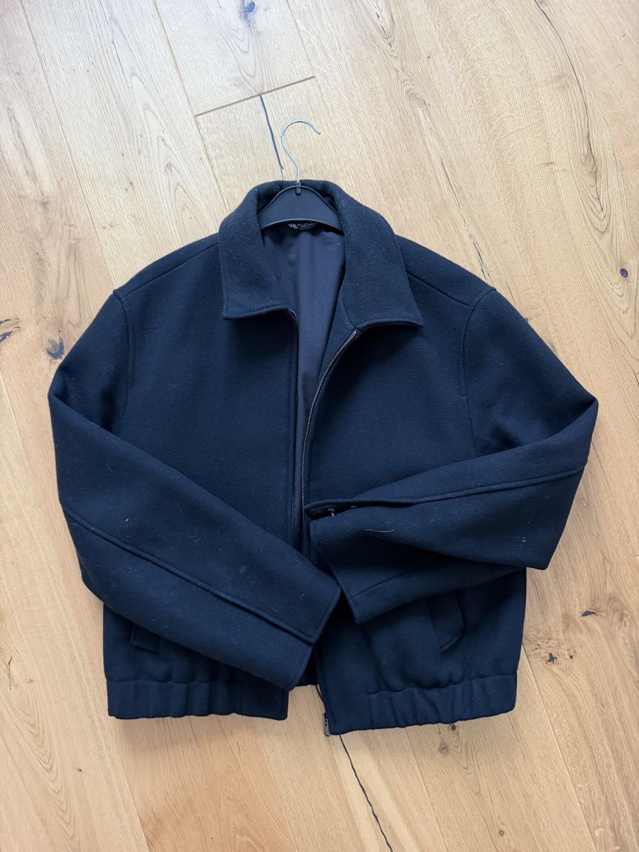 Zara Giacche: Zara Blouson Schwarz Wolle – Usato da Kreuzlingen venduto da jwlf1 1