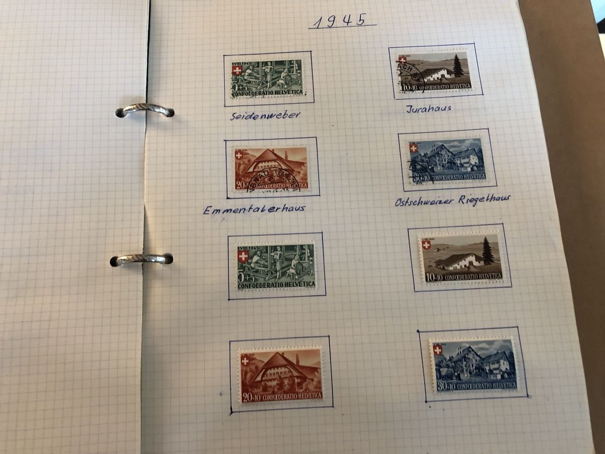 Tutti i francobolli: Sammlung PRO PATRIA mit Blocks auf 45 Blättern – Usato da Lufingen venduto da Rac0 5