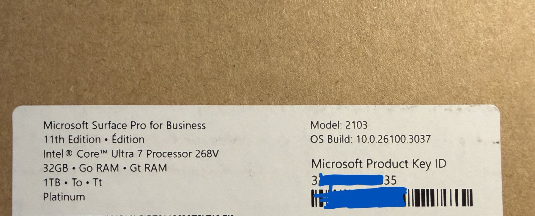 Microsoft Tablet PC: Microsoft Surface Pro 11 for Business – Nuovo (secondo la descrizione) da Staufen venduto da FranH 5