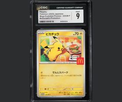 Pokémon Pikachu | McDonald's Promo | Japanese | CGC 9