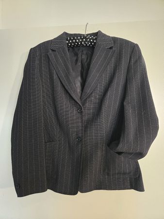 Vintage Nadelstreifen Blazer, Grösse 42