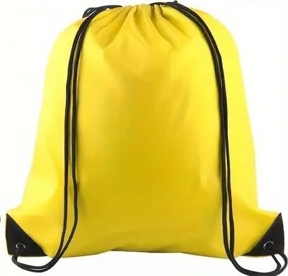 Turnbeutel Sportbeutel Beutel Kordelzug Rucksack Gelb