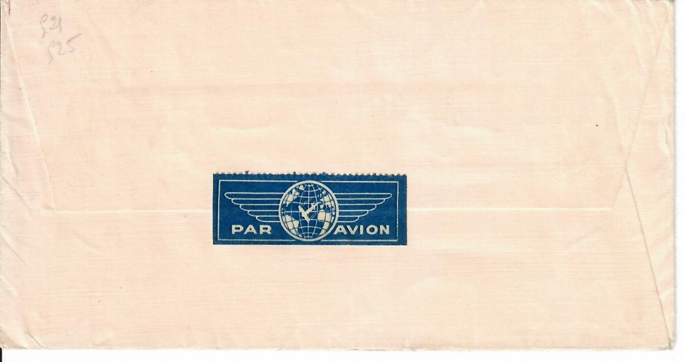 Tutti i francobolli: PP Satzbrief 1953 nach Frankreich – Usato da Hochdorf venduto da Ziegel-16 1