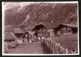 Fotografie Obermatt / Bern, Häuser und 