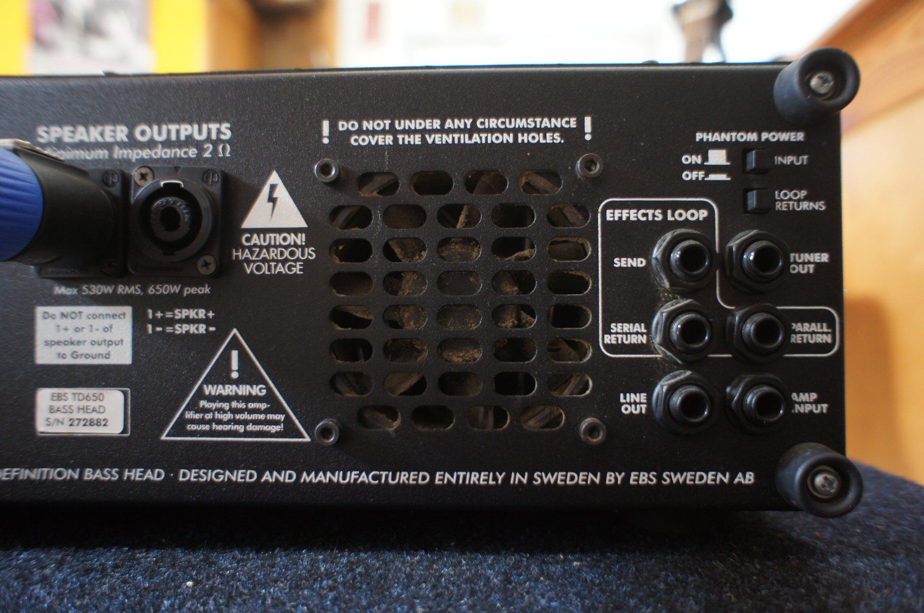 Ebs Amplificatori: Bassanlage, EBS, ET-650 Top & EBS-300 Box – Usato da Pfäffikon ZH venduto da Tomfrichtle 8