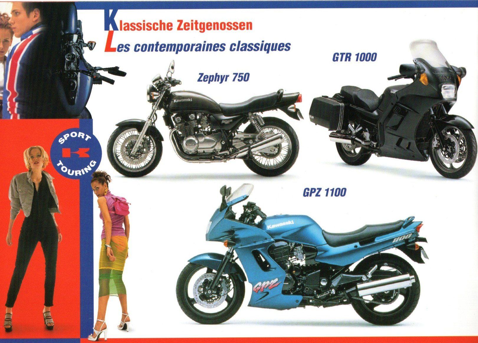 Kawasaki Strada: Kawasaki Modellprogramm 1998 - Originalprospekt – Usato da Malans GR venduto da Chueche427 5