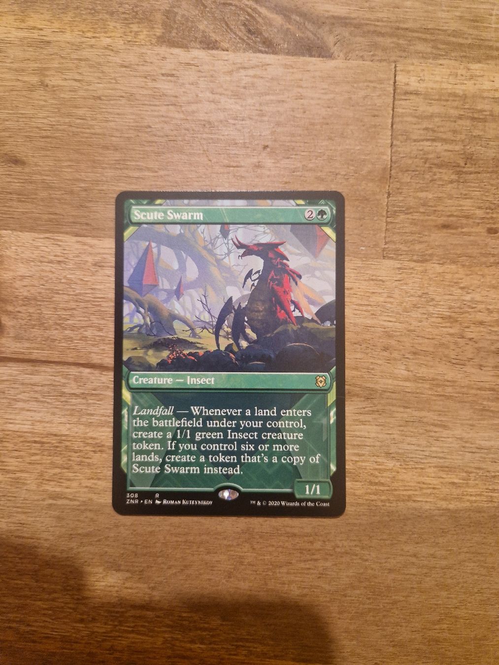 MTG Scute Swarm - Zendikar Rising - Rare Landfall Card (Neu (gemäss ...