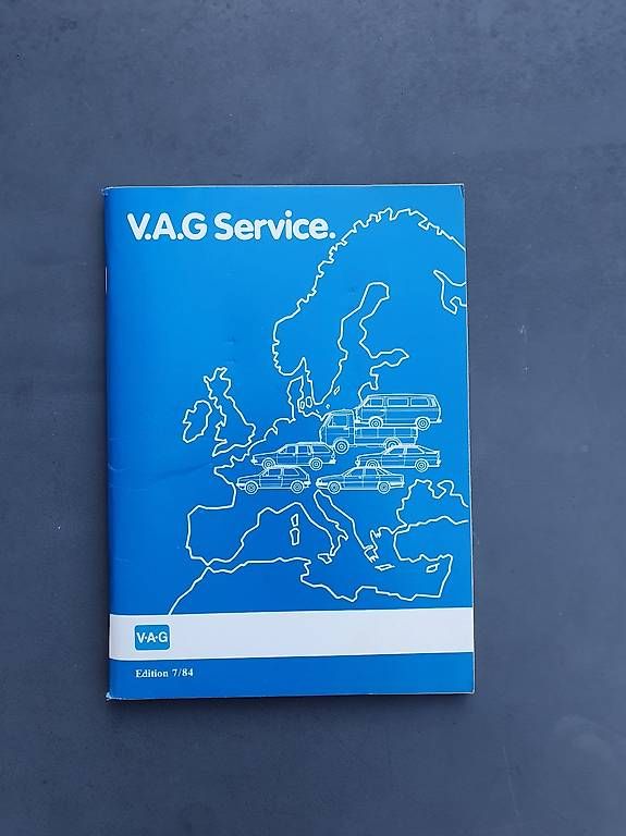 VW Dokumente: Servicestellenverzeichnis V.A.G – Gebraucht aus Mels von Eventuell3