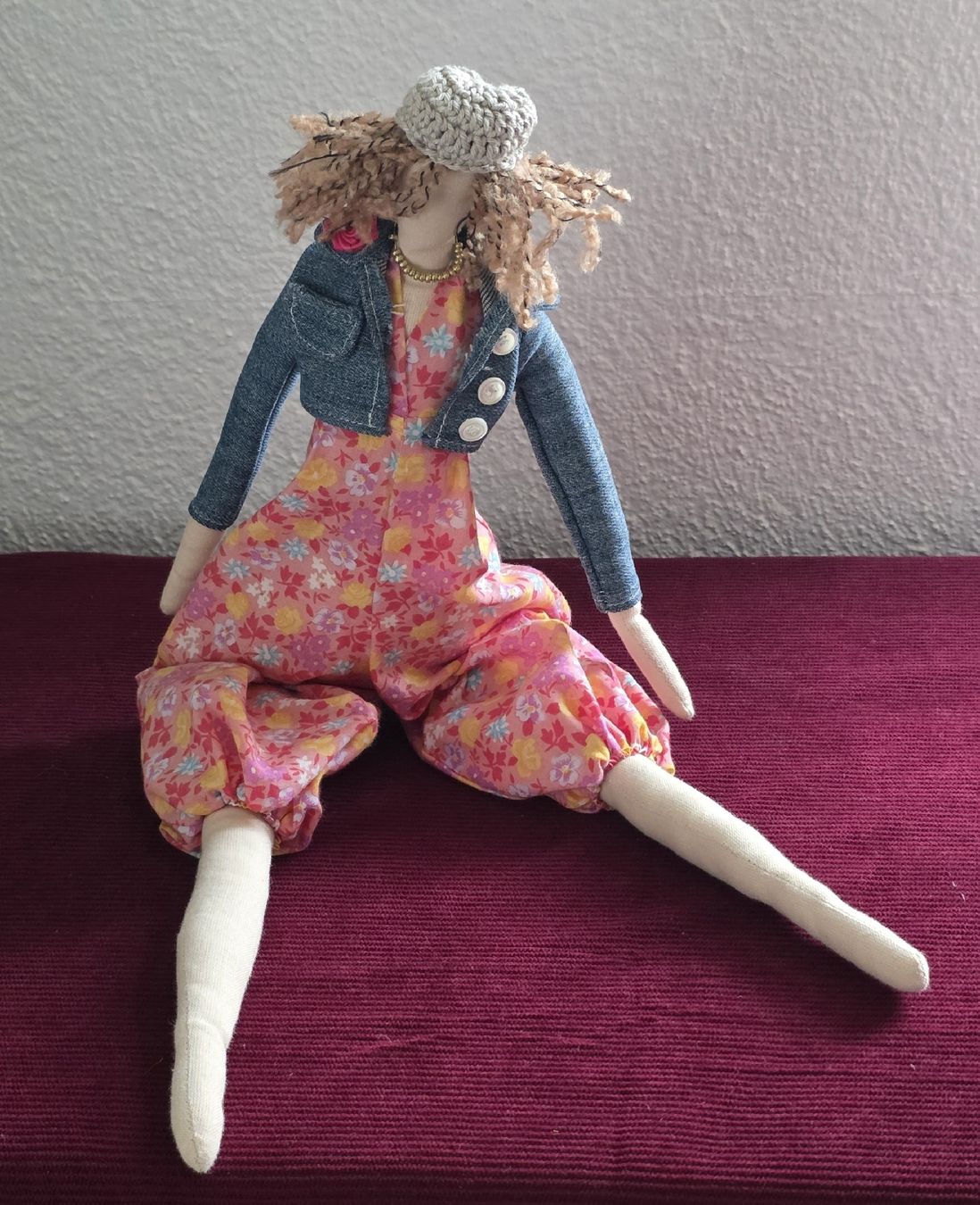 Bambole: Tilde Stoffpuppe, Unikat - ideales Geschenk! – Usato da Rheinsulz venduto da Gilea 2