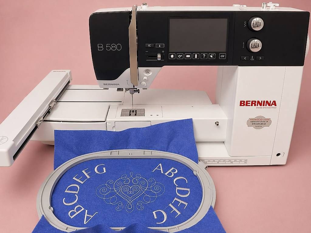 Bernina Macchine da cucire: BERNINA 580 Näh- Stickmaschine – Usato da Bülach venduto da topnaehmaschinen