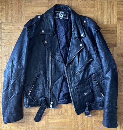 Shaf Leather Collection - Vintage Black Leather Jacket