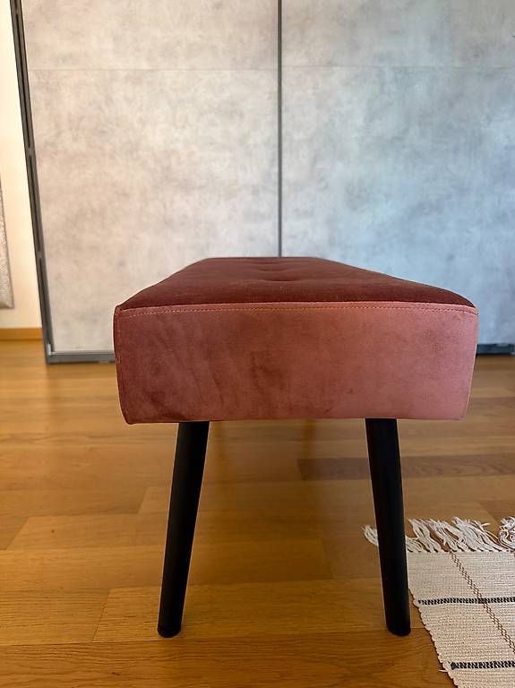 Conforama Panchine: Panca in velluto rosa – Usato da Lugano venduto da lau_s2z6 1