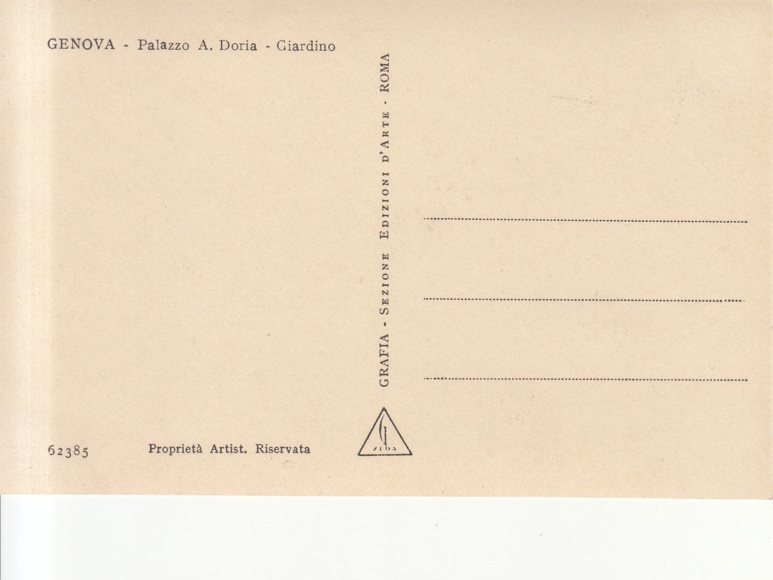 Cartoline postali: Genova ca. 1930 – Usato da Bürglen TG venduto da StampGraf 1