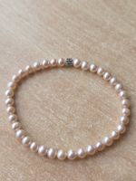 Filigranes Süsswasser Perle Elastarmband Rosaton 18cm Neu