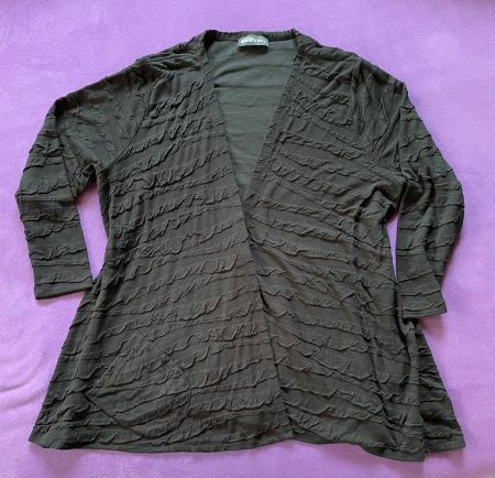 Langer Cardigan aus Viscose Gr. 46